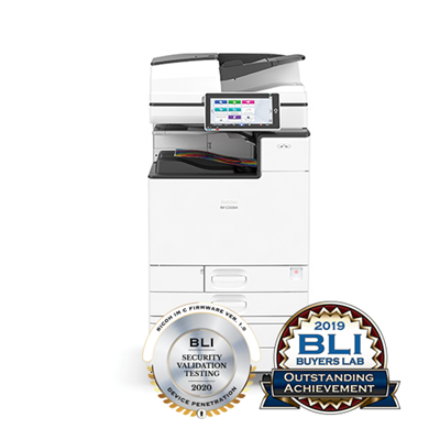 IM C5500A: impresora multifuncional, vista frontal