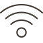 Icono de conectividad Wi‑Fi y acceso inalámbrico a la red.