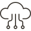 Icono de conectividad Wi‑Fi y acceso inalámbrico a la red.
