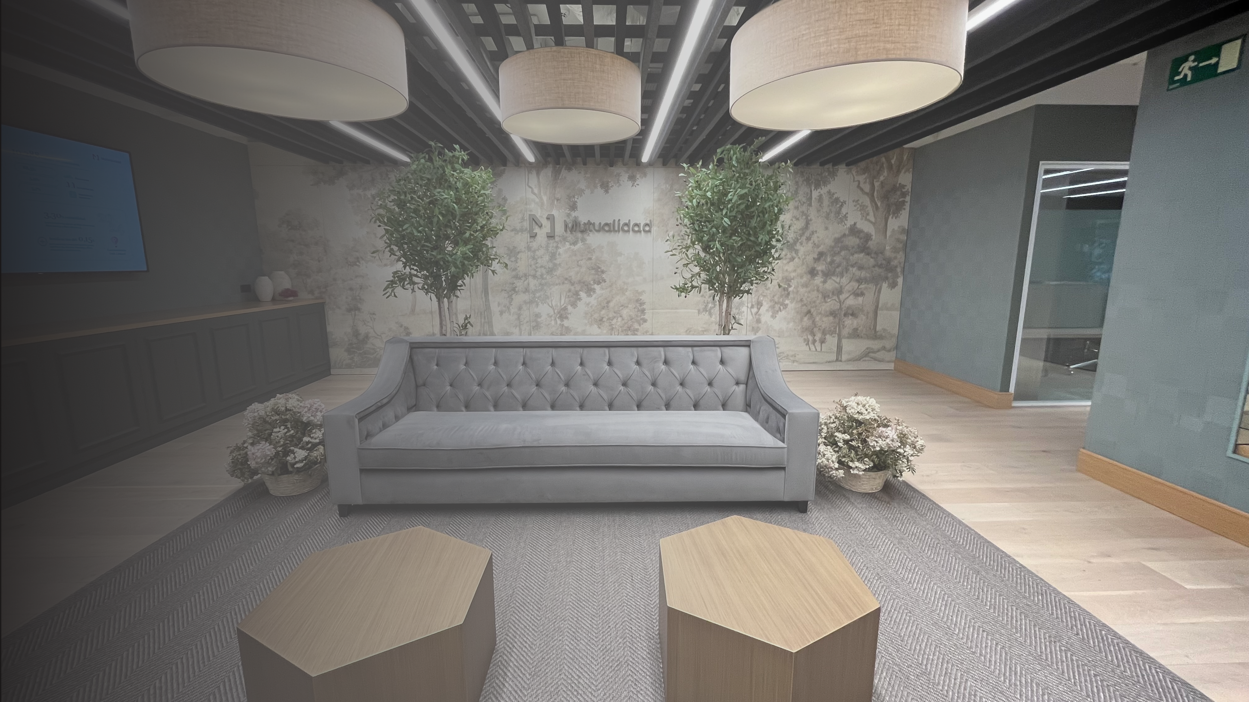 Homepage banner highlighting Mutualidad member services and support