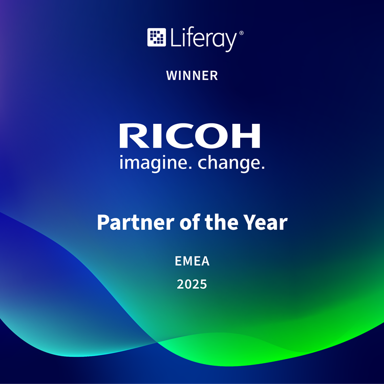 Ricoh named Liferay’s EMEA Partner of the Year 2025, recognising outstanding digital experience innovation and excellence.