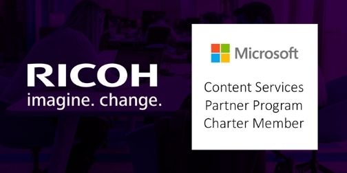 Ricoh es reconocido como miembro fundador en el Microsoft Content Services Partner Program